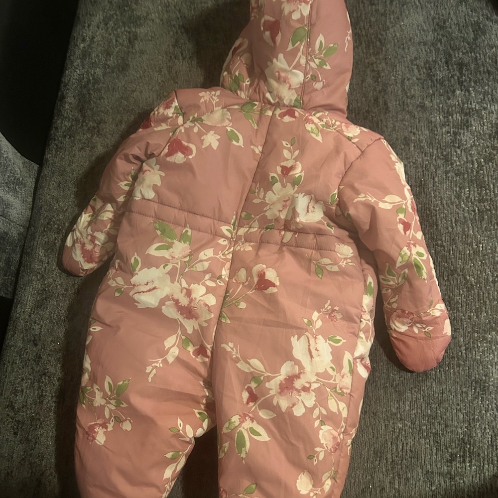 The Children's Place Pink Floral Footie